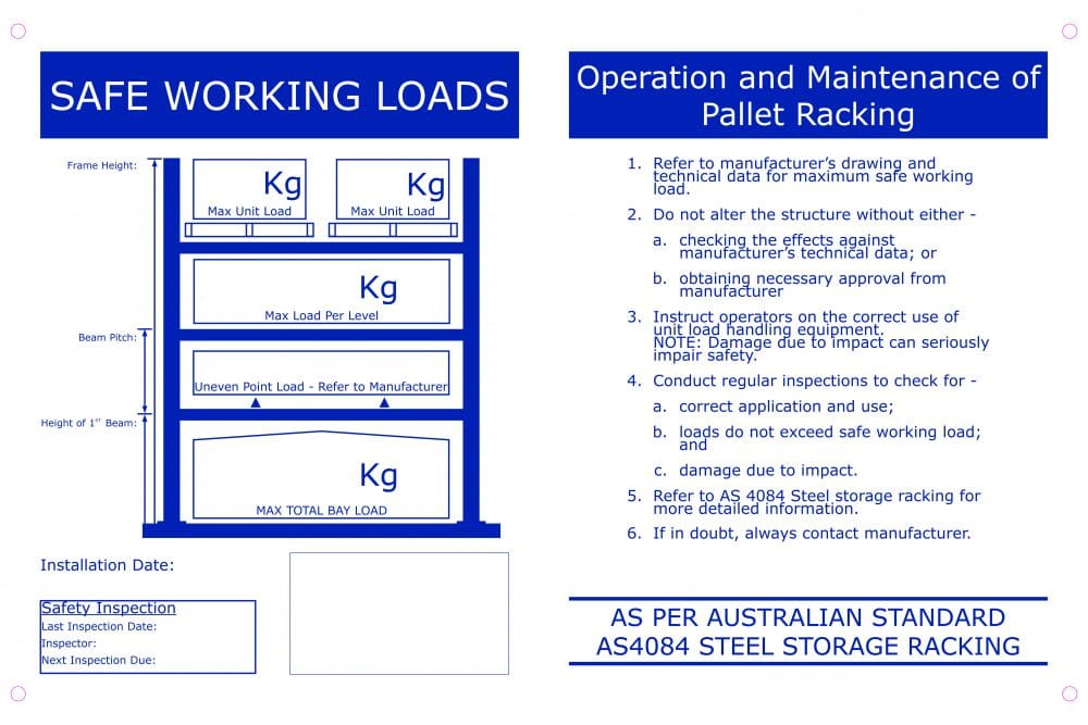 How to read a pallet jack load chart to ensure safe loading